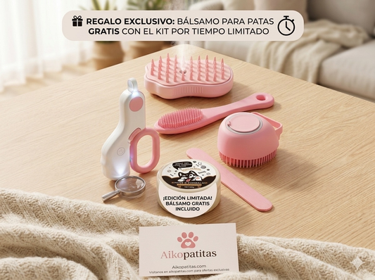 Kit Pelito Brillante: El Spa en Casa que tu Mascota Merece
